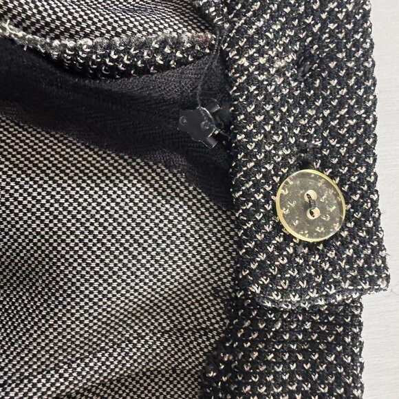 RARE Vintage 1960s ALEX COLEMAN California Maxi Skirt Size Small Glitter Black - Picture 9 of 12